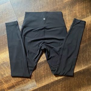 lululemon align black high rise 25’’ leggings